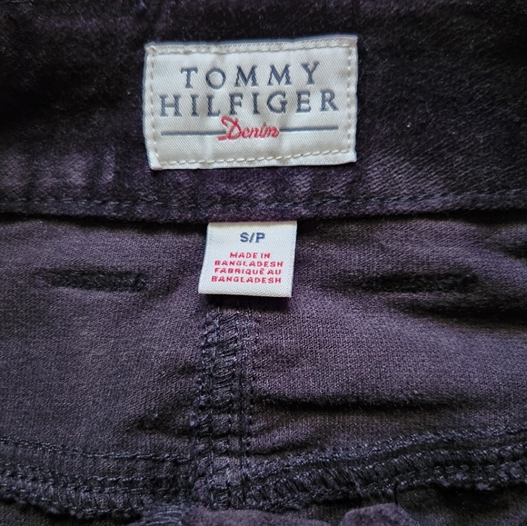 TOMMY HILFIGER Black Velvet Skirt size Small - Picture 4 of 7
